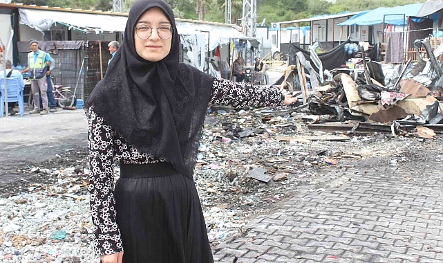 Afetzede vatandaşlar, konteynerlerin alevlere teslim olduğu anları anlattılar