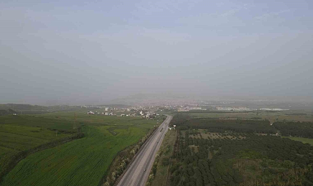 Afrika çöl tozu dron ile görüntülendi