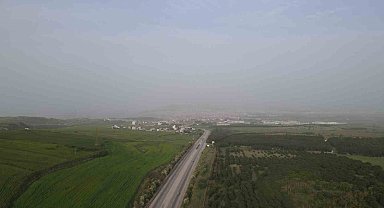 Afrika çöl tozu dron ile görüntülendi