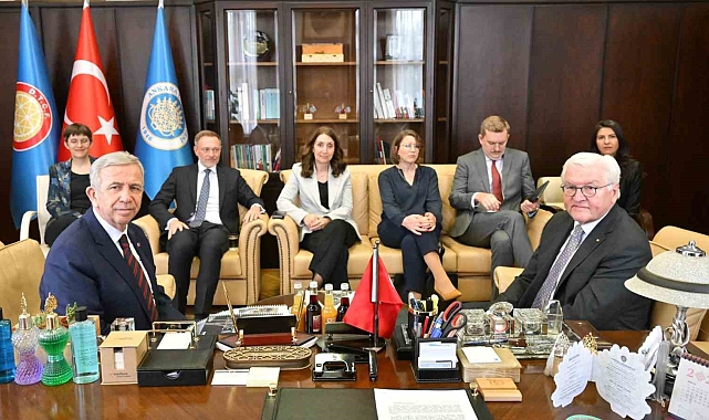 Almanya Cumhurbaşkanı Steinmeier, ABB Başkanı Mansur Yavaş&#039;la görüştü