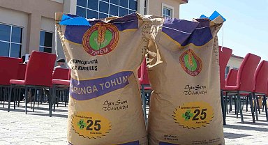 Ardahan'da 210 çiftçiye 45 ton korunga tohumu dağıtıldı