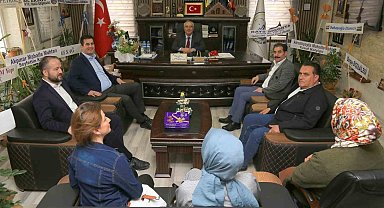 Başkan Güngör, Başkan Arslan'a hayırlı olsun ziyaretinde bulundu