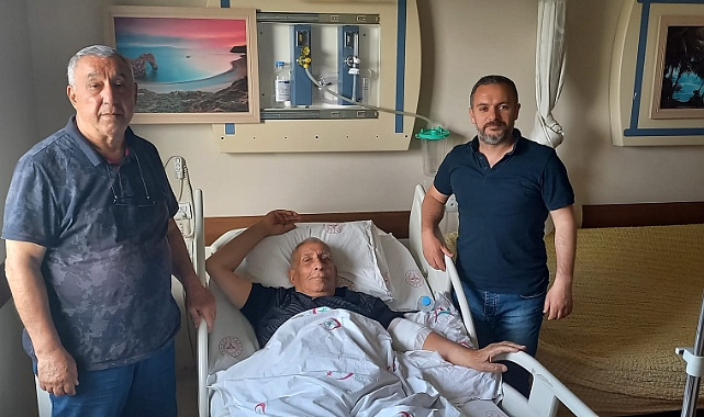 Başkan Ünsal’dan Aydın Deniz’e geçmiş olsun ziyareti