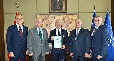 Bursa Büyükşehir Belediye Başkanı Mustafa Bozbey, Bursaspor Divan Kurulu ile görüştü