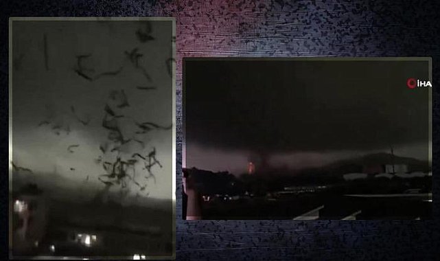 Çin’de çıkan hortum ortalığı savaş alanına çevirdi