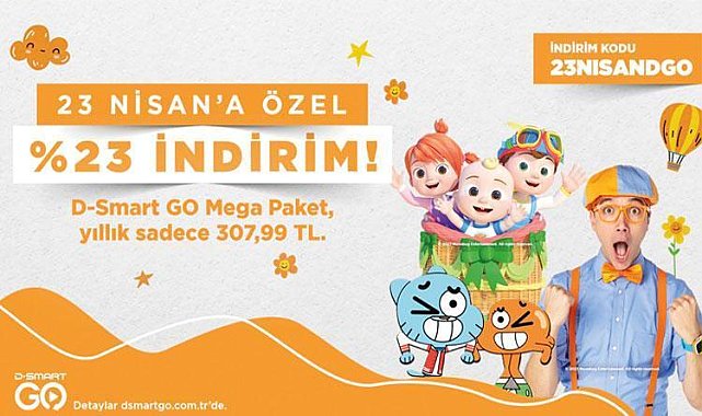 D-SMART GO’dan 23 Nisan indirimi
