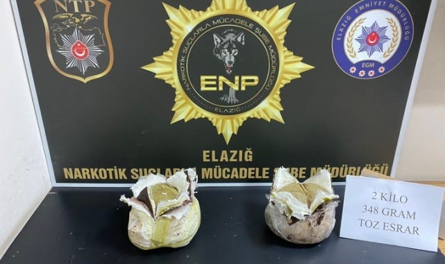 Elazığ&#039;da sokak satıcılarına operasyon: 2 gözaltı