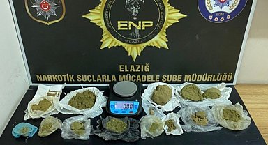 Elazığ'da uyuşturucu operasyonu: 3 şüpheli yakalandı
