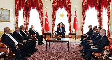 Erdoğan, Hamas yetkilisi İsmail Haniye ile görüştü!