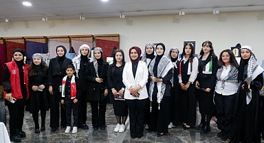 Gazze’de yaşanan insanlık dramını resmettiler