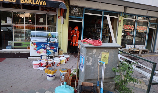 Iğdır&#039;da nalburda çıkan yangın söndürüldü