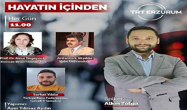 Iğdır Üniversitesi Akademisyeni Akyıldız,  Hayatın İçinden programına konuk oldu