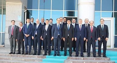 İki Ülkenin Sayıştay Başkanlarından Rektör Alma'ya ziyaret