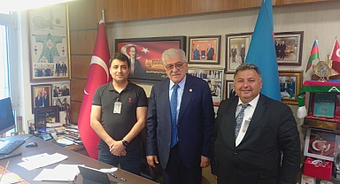 İlçe Müdürü Birge, TMBB'de Vekil Ayrım'ı ziyaret etti