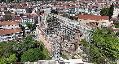 İmrahor İlyas Bey Camii'ne uzay kafes: 100 yıl sonra üstü kapatılacak