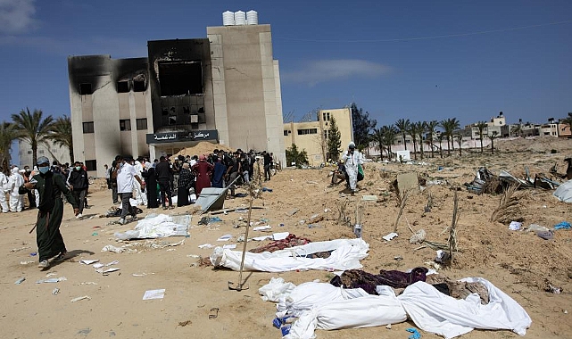 İsrail’in çekildiği Han Yunus&#039;taki toplu mezardan çıkarılan ceset sayısı 310’a yükseldi