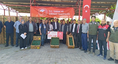 Karakoyunlu çiftçilere sebze fidesi ve soya tohumu dağıtıldı