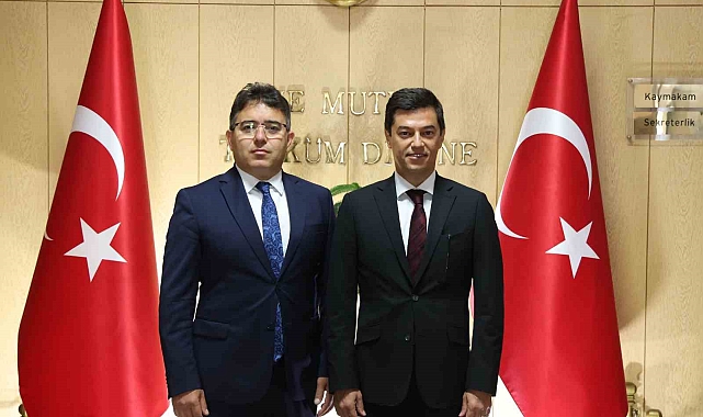 Kaymakam Kaya, Başkan Ünlü&#039;yü ağırladı