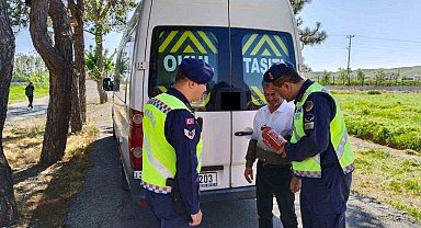 Kırklareli'de öğrenciler için trafik güvenliği denetimi yapıldı