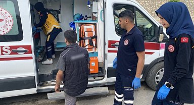 Köpeğe çarpmamak için motoru devirdi: 2 yaralı