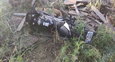 Kuaför çift motosiklet kazasında yaralandı