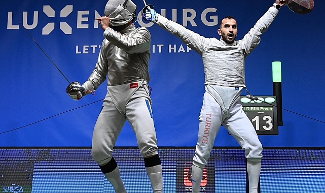 Milli eskrimci Enver Yıldırım, Paris kotası aldı