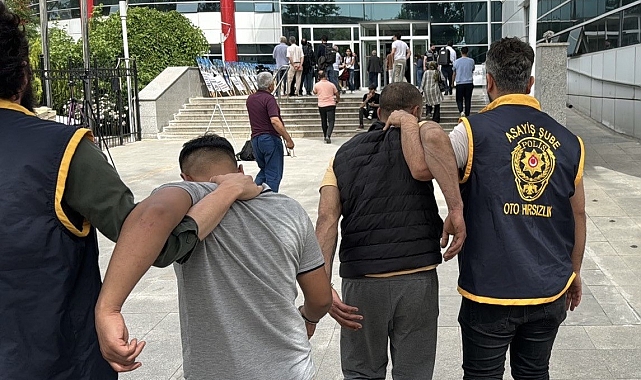 Motosiklet hırsızı 3 şahıstan 2&#039;si yakalandı