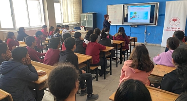 Öğrencilere tasarruflu su kullanımı anlatıldı