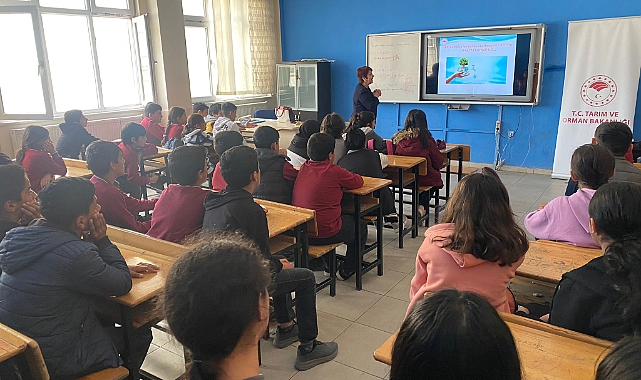 Öğrencilere tasarruflu su kullanımı anlatıldı
