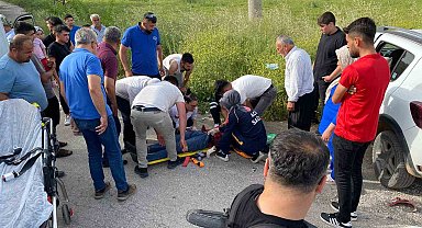 Osmaniye'de otomobil ile motosiklet çarpıştı: 3 yaralı