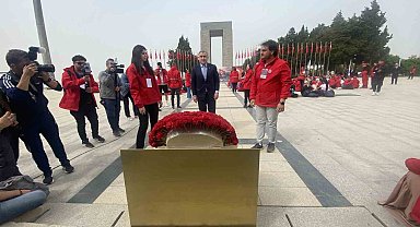 Şehitler Abidesinde 57. Alay Vefa Yürüyüşü kapanış programı düzenlendi