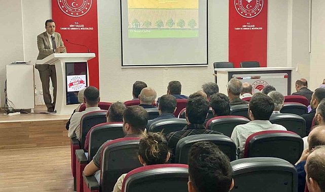 Siirt Fıstığı üretimine yönelik eğitimler devam ediyor