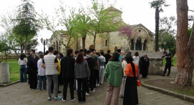 Trabzon'daki Ayasofya Camii'ne yoğun ilgi