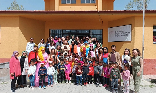 Tuzluca Meslek Yüksekokulu, çocuklar için eğlenceli etkinlikler düzenledi