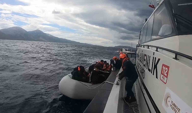 15 düzensiz göçmen kurtarıldı