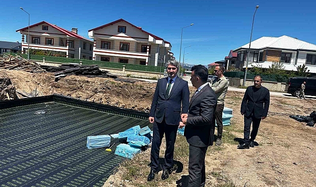 37 milyon 510 bin TL&#039;lik bütçe ile ihalesi yapılan projenin inşaatı devam ediyor