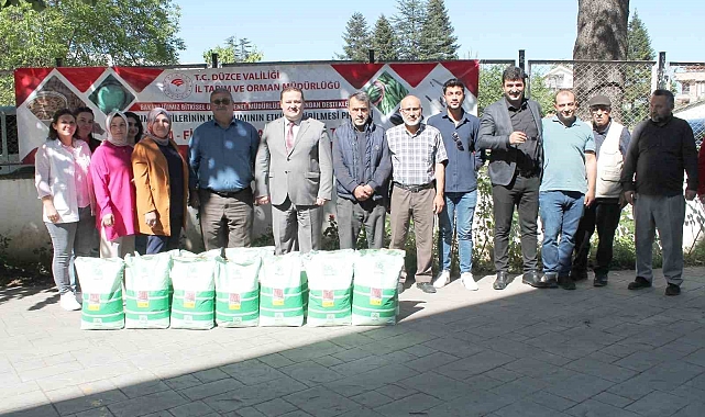 650 kilo sertifikalı barbunya tohumu dağıtıldı