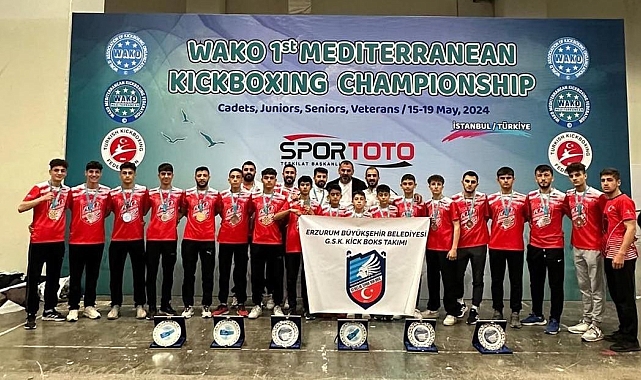 9. Uluslararası Dünya Kupası ve Akdeniz Şampiyonası&#039;na Erzurum damga vurdu