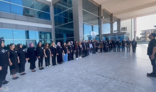 Adıyaman Doğa Koleji öğrencileri meslektaşlarını unutmadı