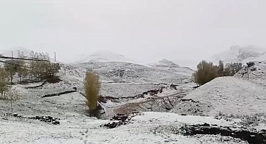 Ağrı'da köyler, beyaza büründü