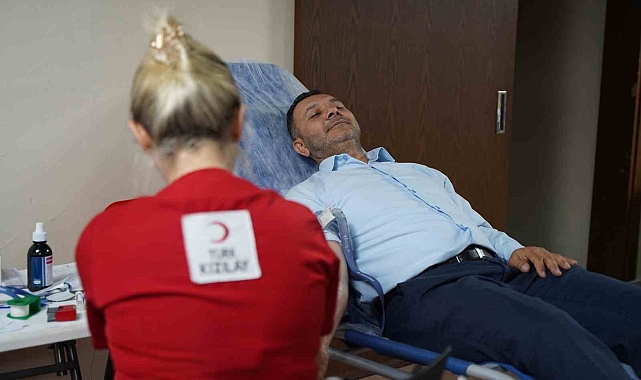 AK Parti Kayseri İl Başkanlığı kan bağışına destek verdi