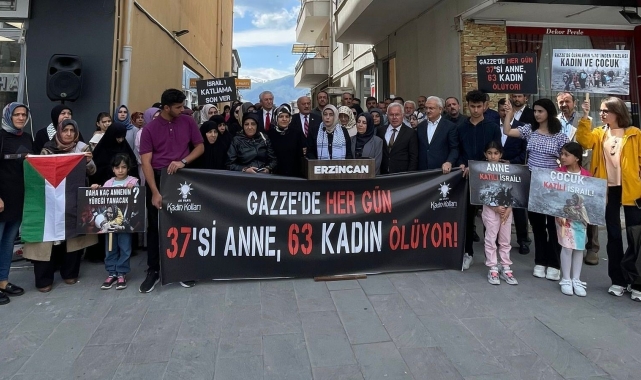 AK Partili kadınlar, Gazzeli anneler için açıklama yaptı