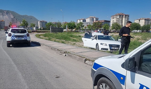 Aranan şahısları, 10 kilometre sonra yakalandı