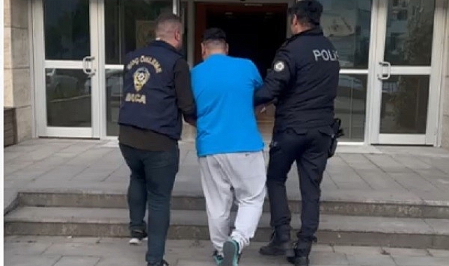 Aranan zehir taciri İzmir&#039;in Buca ilçesinde kıskıvrak yakalandı