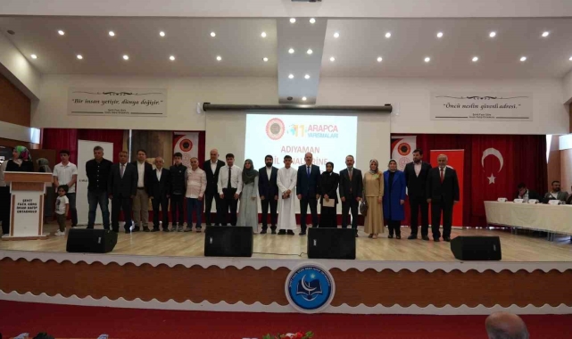 Arapça bilgi ve etkinlik yarışmasında 3 birincilik Kahta&#039;dan