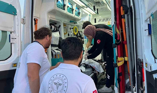 Asmin bebek için uçak ambulans havalandı