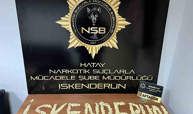 Attığı çantada 2 bin adet captagon ele geçirildi