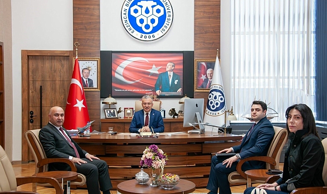 Azerbaycan Kars Başkonsolosu Alekberoğlu&#039;ndan Rektör Levent&#039;e ziyaret