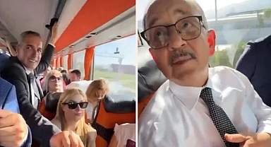 Bakan Özhaseki Hatay'a makam aracı yerine otobüsle gitti