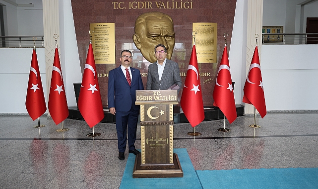 Bakan Yardımcısı Ahmet Gümen Vali Ercan Turan’ı ziyaret etti